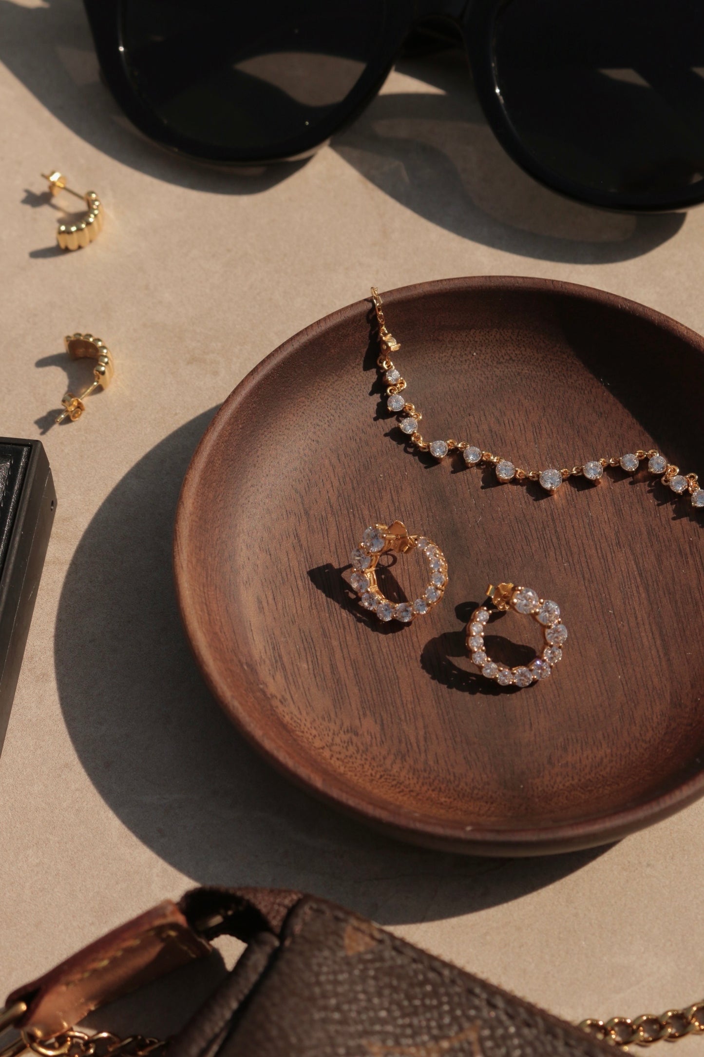 Eve Necklace - Sterling Silver Gold Plated