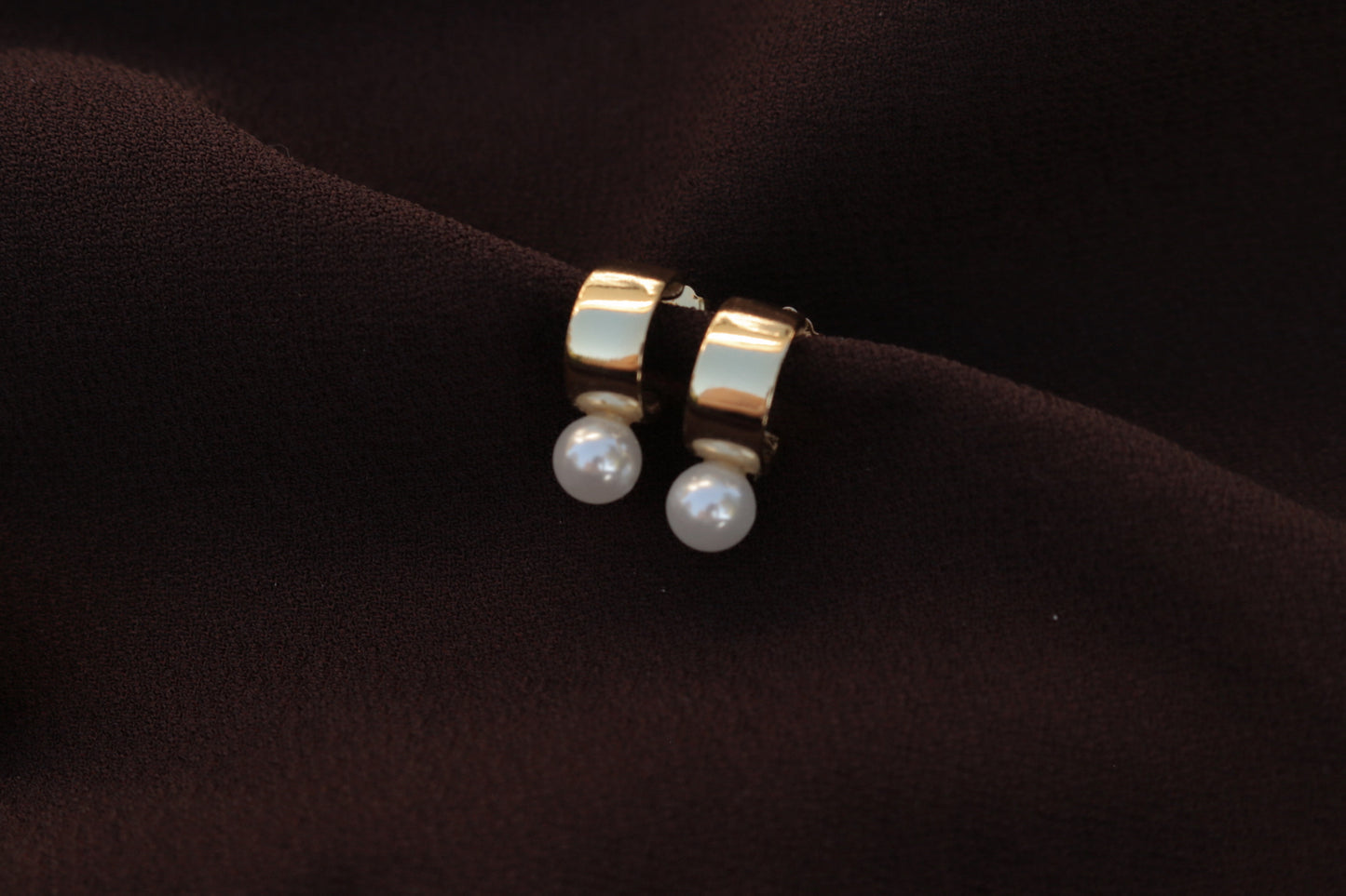 Blair Pearl Drop Earrings - Gold Sterling Silver