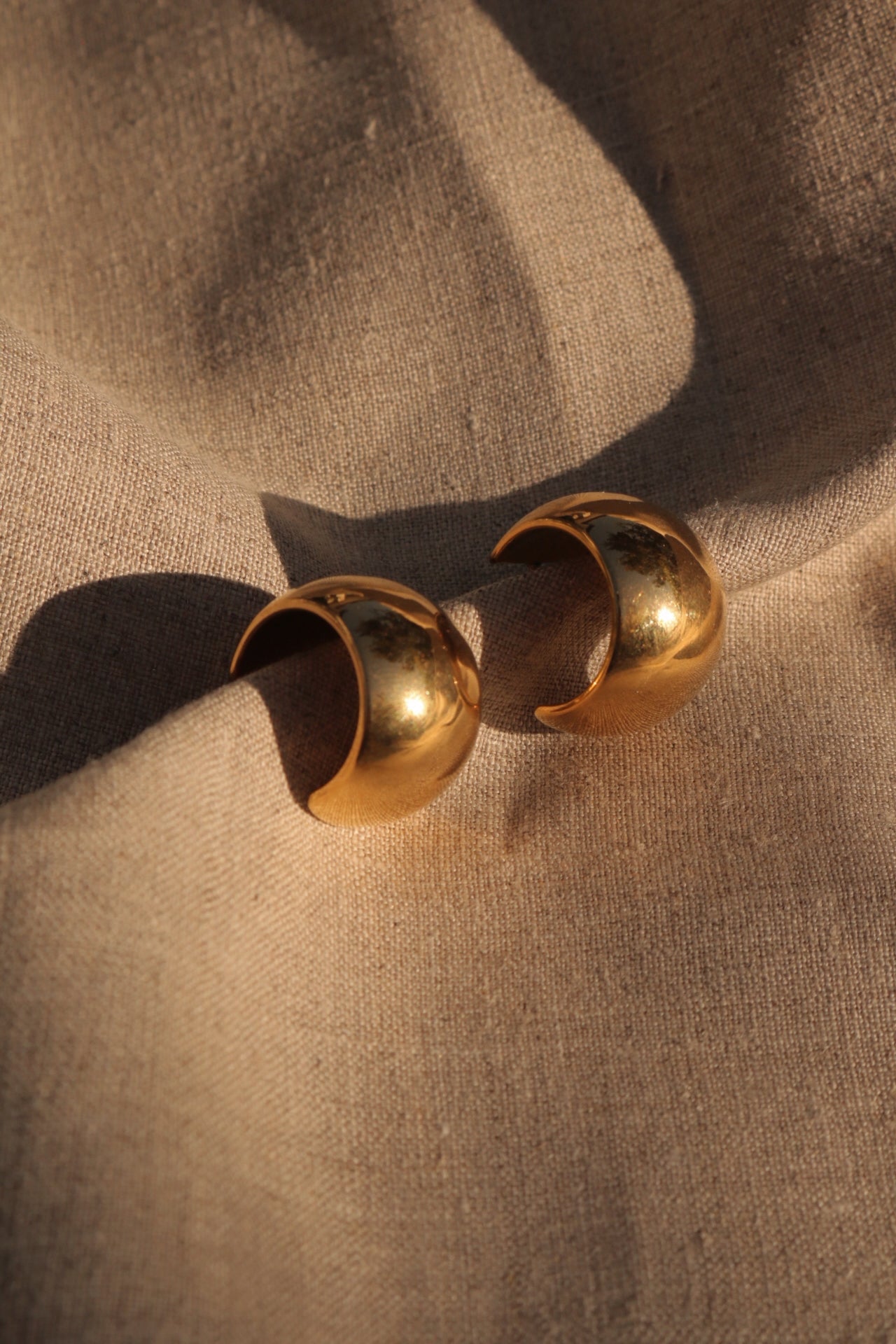Sambi Earrings - Wide Hoop Stainless Steel