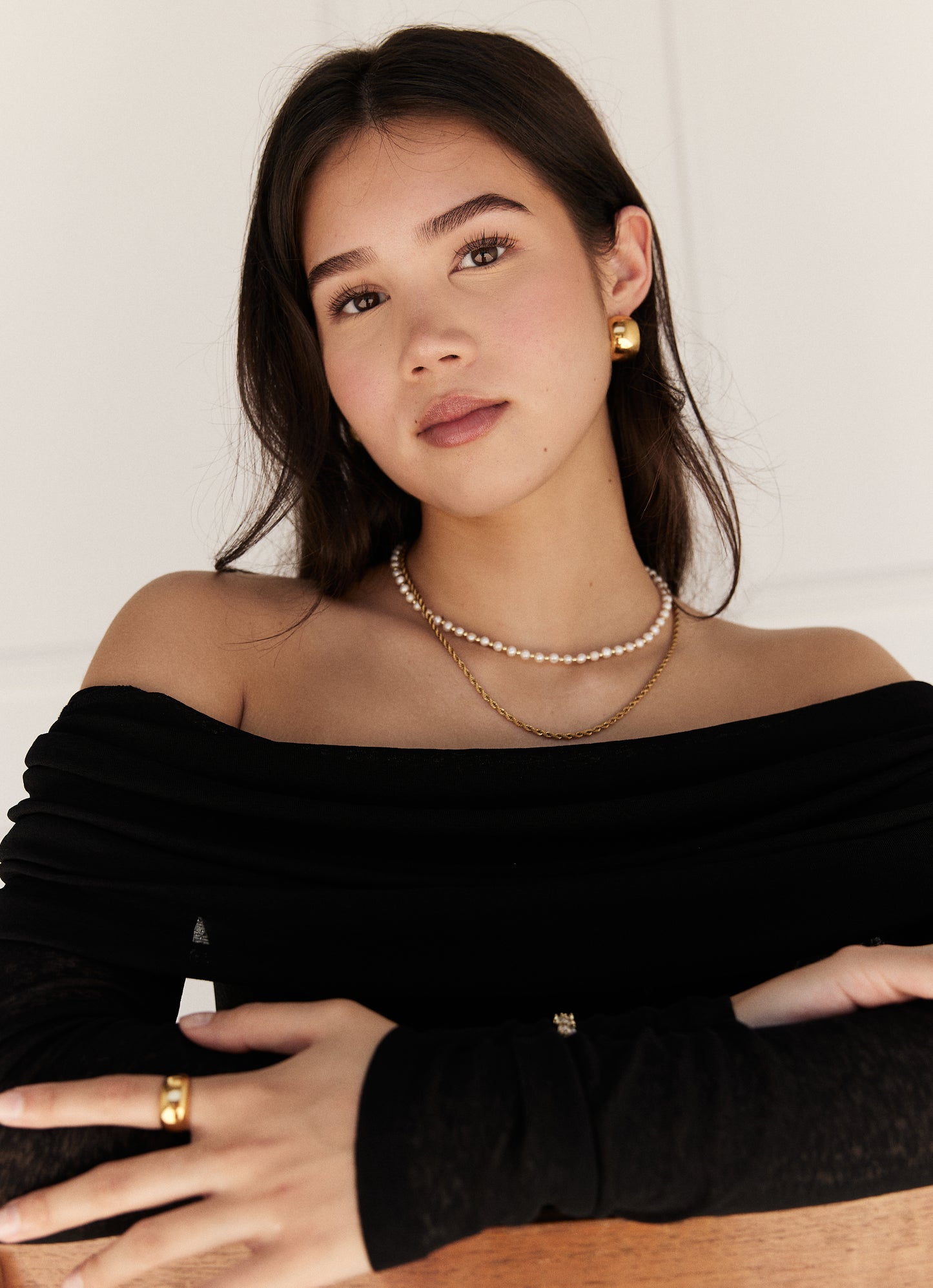 Sambi Earrings - Wide Hoop Stainless Steel