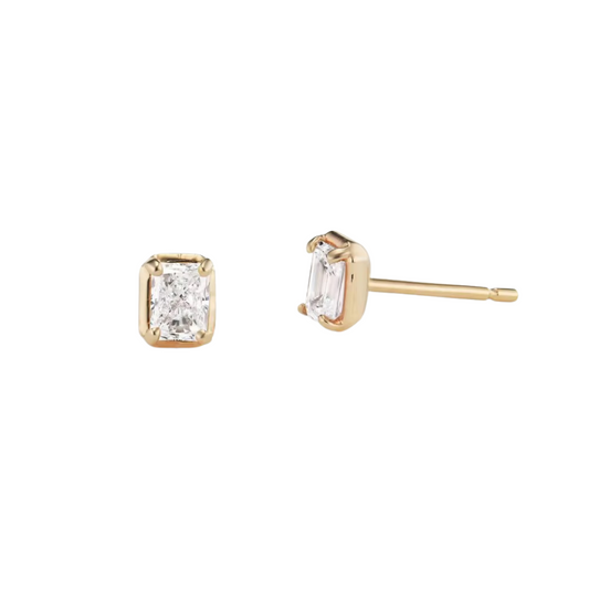 Romy Stud Earrings - Gold Sterling Silver