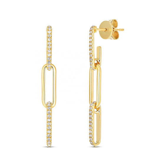 Rae chain earrings - Sterling Silver
